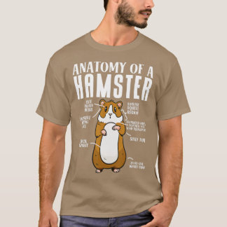 Camiseta Anatomia De Assalto De Hamster De Um Hamster