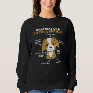 Camiseta Anatomia De Cachorro De Cocker Espanhol