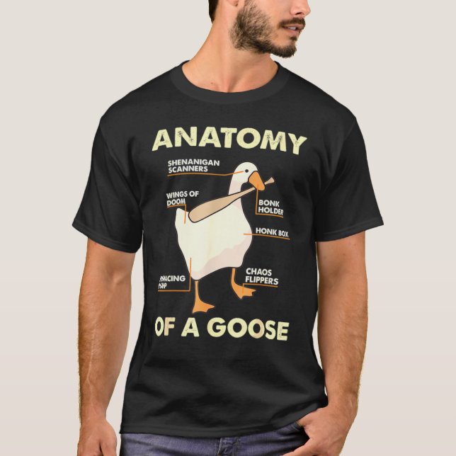 Camiseta Anatomia De Casca De Ganso (Frente)