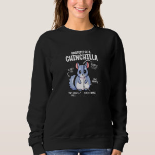 Camiseta Anatomia De Chinchilla Para Mulheres Mãe