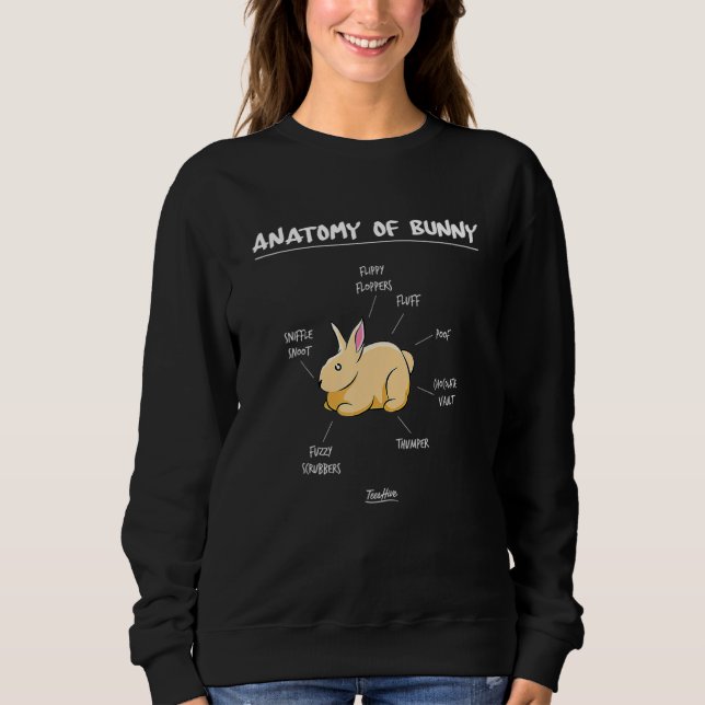 Camiseta Anatomia de coelho (Frente)