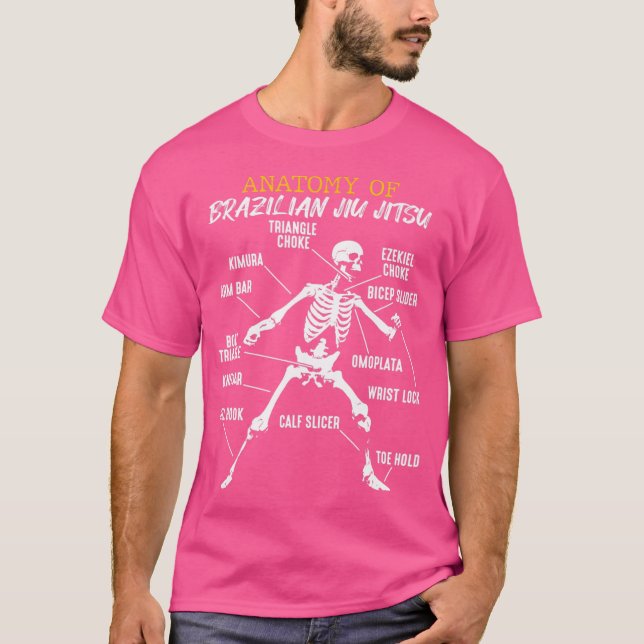 Camiseta Anatomia De Jiu Jitsu Brasileiro (Frente)