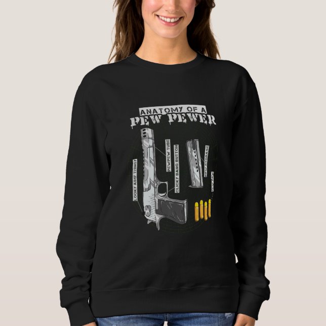 Camiseta Anatomia De Pew Pewer Ammo Gun Memorial (Frente)