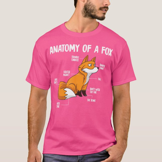 Camiseta Anatomia De Raposa (Frente)