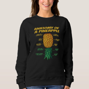Camiseta Anatomia de um abacaxi swinger de cabeça para baix