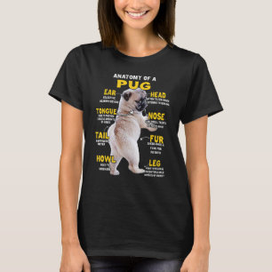 Camiseta Anatomia De Um Cachorro Engraçado