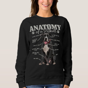 Camiseta Anatomia De Um Cachorro Engraçado Engraçado Pitbul