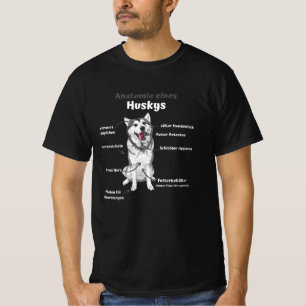 Camiseta Anatomia De Um Cachorro Rouco Cute Engraçado Cacho