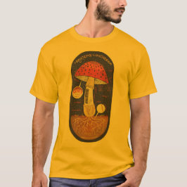 Camiseta Anatomia de um cogumelo