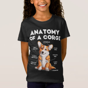 Camiseta Anatomia de um Corgi