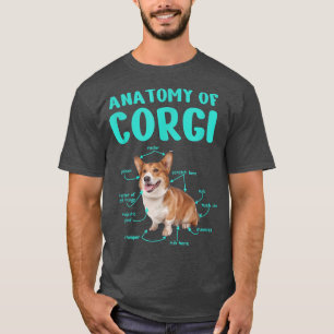 Camiseta Anatomia De Um Corgi, Presentes Para Alutadores De