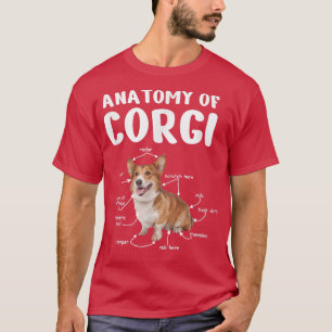 Camiseta Anatomia De Um Corgi, Presentes Para Alutadores De
