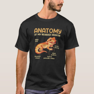 Camiseta Anatomia De Um Dragão Carbuçado Presente Para O Lo