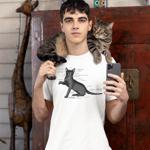 Camiseta Anatomia de um Gato