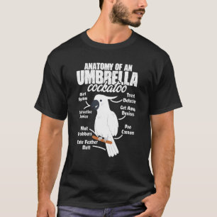 Camiseta Anatomia De Um Guarda-Chuva-Papagaio Birdwatch B