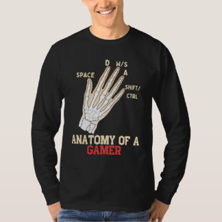Camiseta Anatomia de um jogador de Videos games