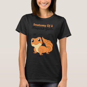 Camiseta Anatomia De Um Leopardo Gecko Lizard