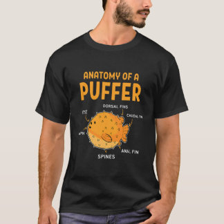 Camiseta Anatomia De Um Peixe Puffer