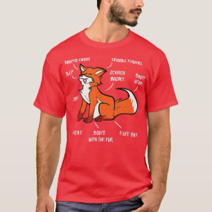 Camiseta Anatomia De Um Pente De Raposa