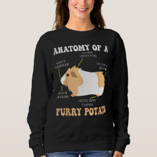 Camiseta Anatomia De Um Porquinho Da Índia Batata Peludo R