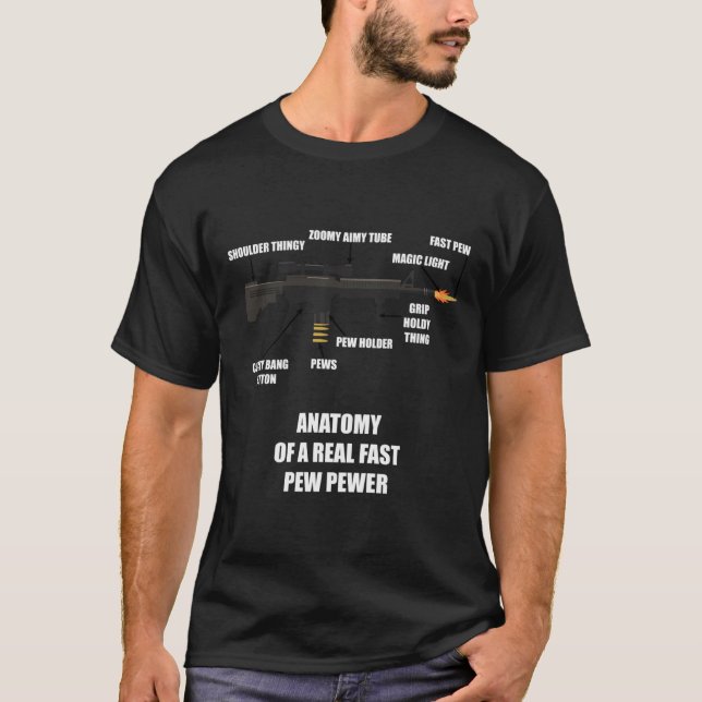 Camiseta Anatomia De Uma Pewer Rifle Gouters Rápida (Frente)