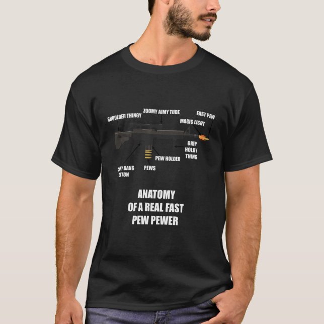 Camiseta Anatomia De Uma Pewer Rifle Gouters Rápida (Frente)