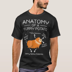 Camiseta Anatomia de Uma Roda Rodante de Batata Furada