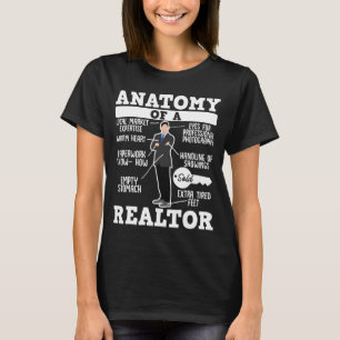 Camiseta Anatomia De Venda De Imóveis Engraçados Por Um Imo