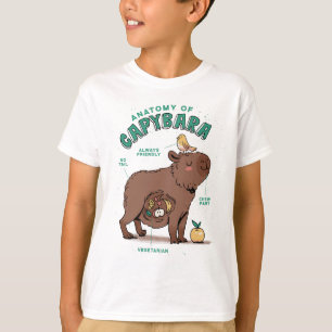 Camiseta Anatomia Divertida do Capivara