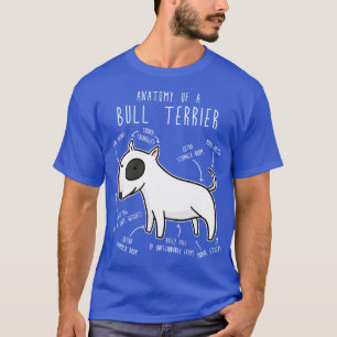 Camiseta Anatomia do Cão Bull Terrier