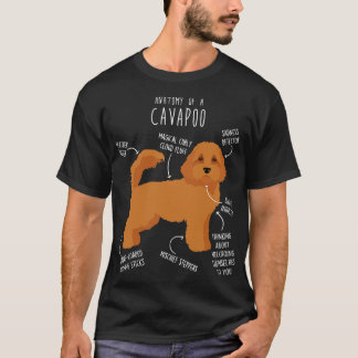 Camiseta Anatomia do Cão Cavapoo 4
