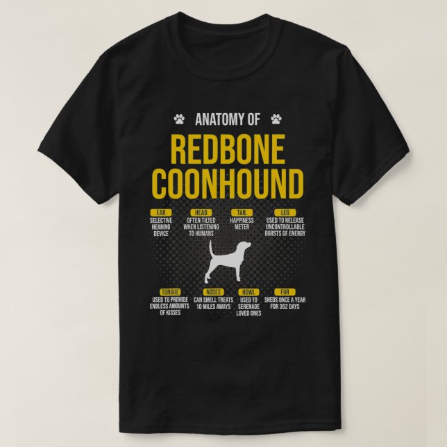 Camiseta Anatomia Do Cão-De-Ferro-Sequoia (Frente do Design)
