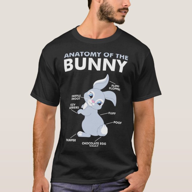 Camiseta Anatomia do Coelho (Frente)