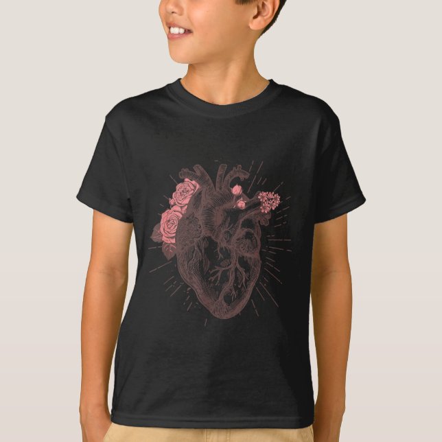 Camiseta Anatomia do Coração Anatômico Feminino (Frente)