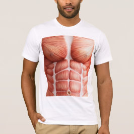 Camiseta Anatomia do corpo muscular do felpudo Express®