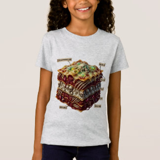 Camiseta Anatomia do Espaguete Assombrado: A Lasanha de Hal
