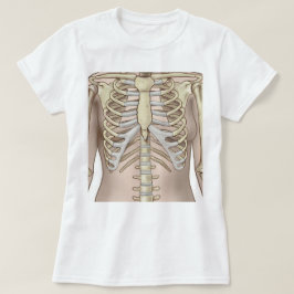 Camiseta Anatomia do esqueleto feminino do felpudo Express®