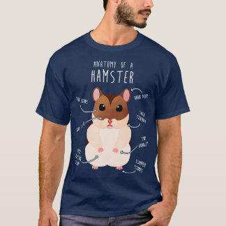 Camiseta Anatomia do Hamster de Campbells