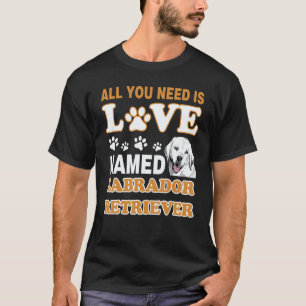 Camiseta Anatomia do Labrador de um Cão Retriever Labrador