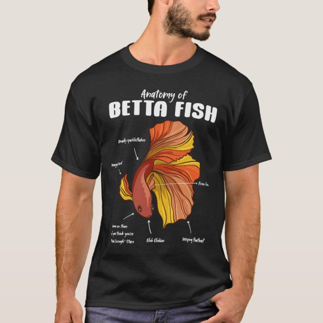 Camiseta Anatomia do peixe (Frente)