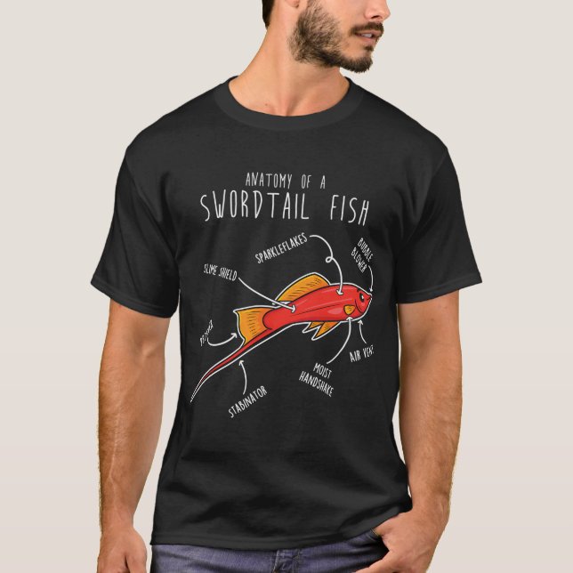 Camiseta Anatomia do Peixe Espada (Frente)