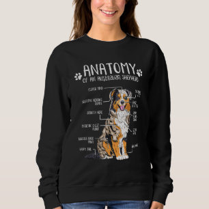 Camiseta Anatomia Engraçada Cachorro Australiano Lover Auss