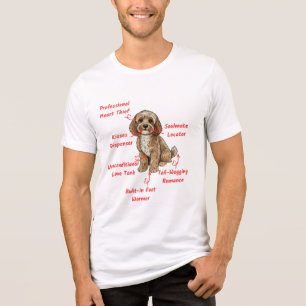 Camiseta Anatomia Engraçada de Cockapoo - Presente Único de