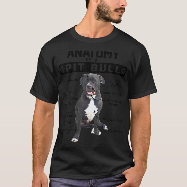 Camiseta Anatomia Engraçada De Um Dono De Cachorro Labrador (Frente)