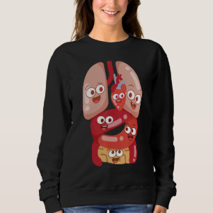 Camiseta Anatomia Fisiologia Coração Pulmões Órgãos Vitais