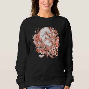 Camiseta Anatomia Floral do Útero na Gravidez Bebê Ginecolo
