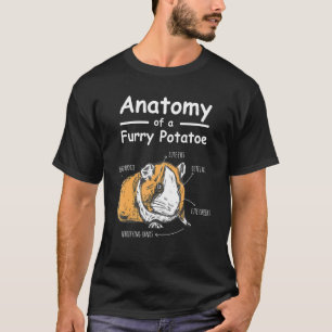 Camiseta Anatomia Furry Batata Hamster Guiné