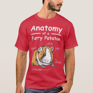 Camiseta Anatomia Furry Batata Hamster Guiné