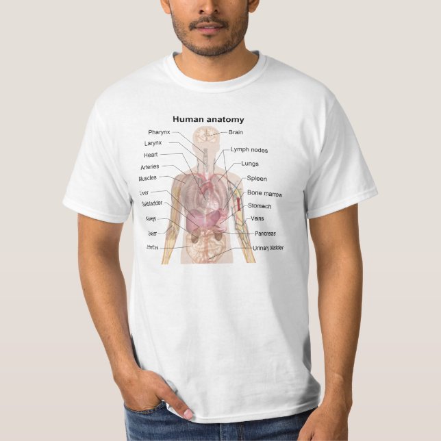 Camiseta Anatomia humana (Frente)
