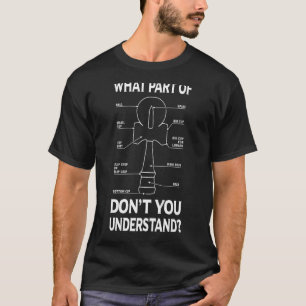 Camiseta Anatomia Kendama Que parte do Kendama você não des